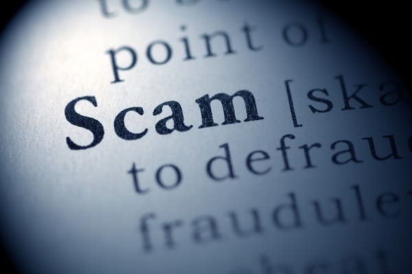 Fake Dictionary, Dictionary definition of the word Scam.