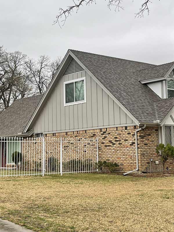 a home with fresh paint