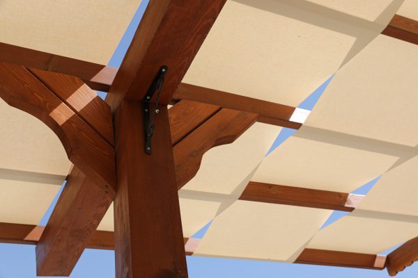 Romanesque covers for a pergola.